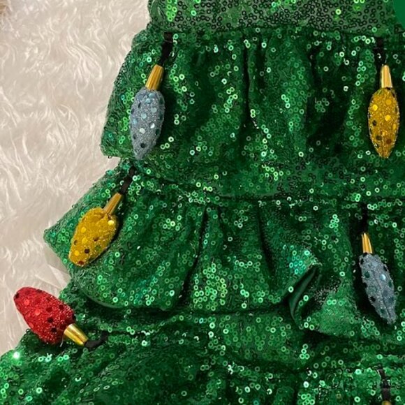 Glamorous Sequin Christmas Dress for Dogs! Size Medium  NWT - Picture 9 of 9